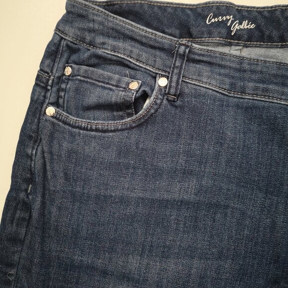 DC Jeans Medium Wash Ladies Size 20 Curvy Zipper & Button Closure Blue Jeans - Picture 5 of 11